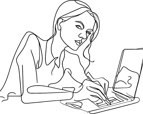 grafik Designerin ist kreativ grafik Designerin ist kreativ